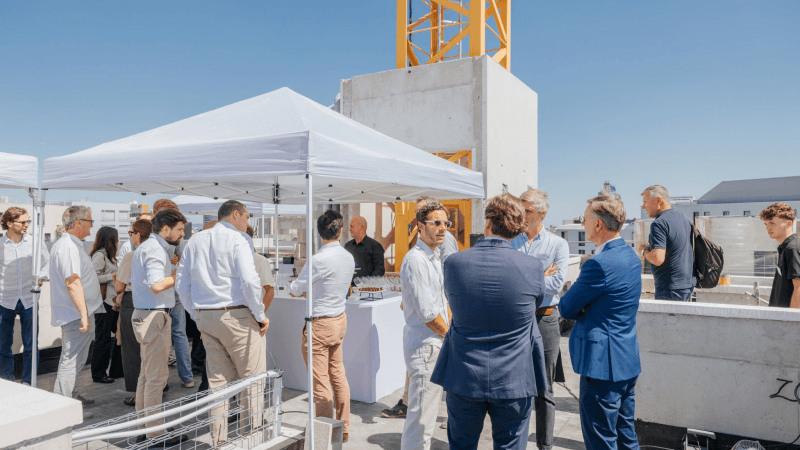 Avanzan las obras de la futura residencia hotelera de lujo de Edgar Suites en Clichy